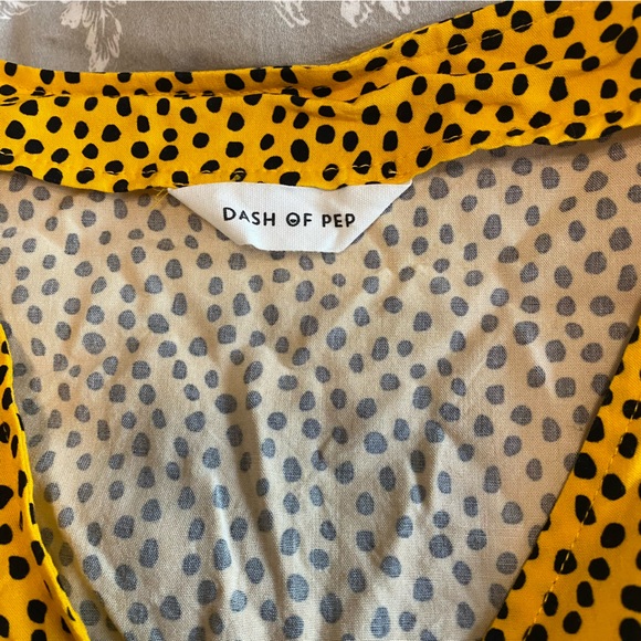 Dash of Pep Fierce Embroidered Button Top - Picture 4 of 5